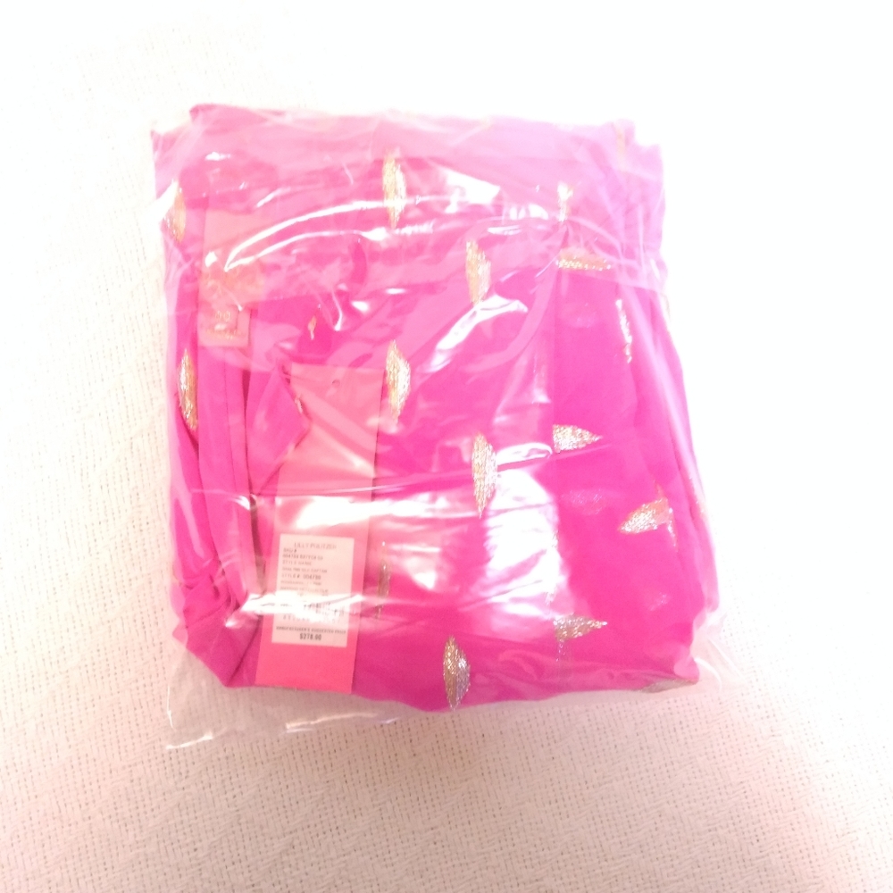 NWT Lilly Pulitzer Shalynn Silk Caftan Dress - Picture 9 of 9